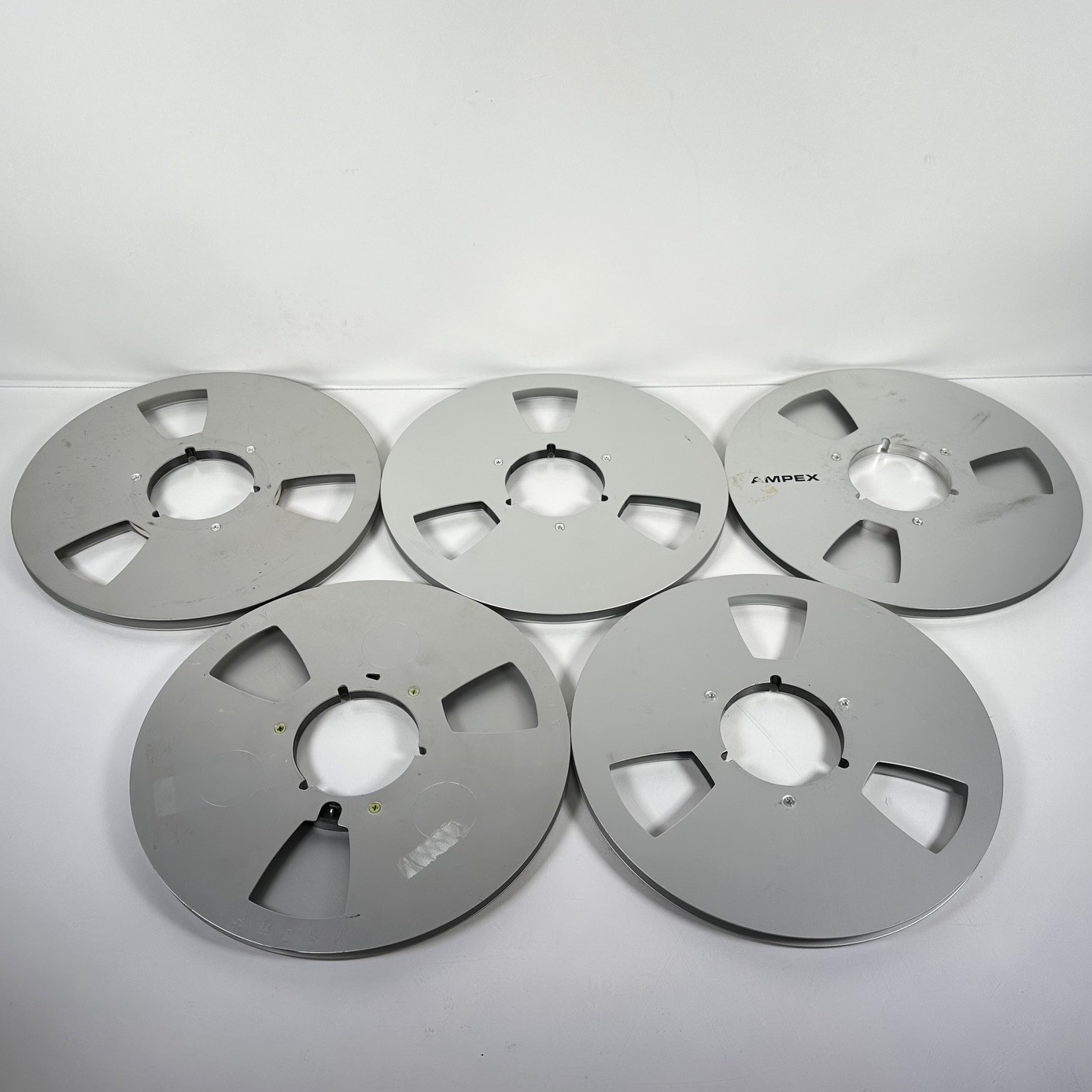(Lot of 10) Ampex Metal Tape Reel 10.5″ x 1/4″ Take Up