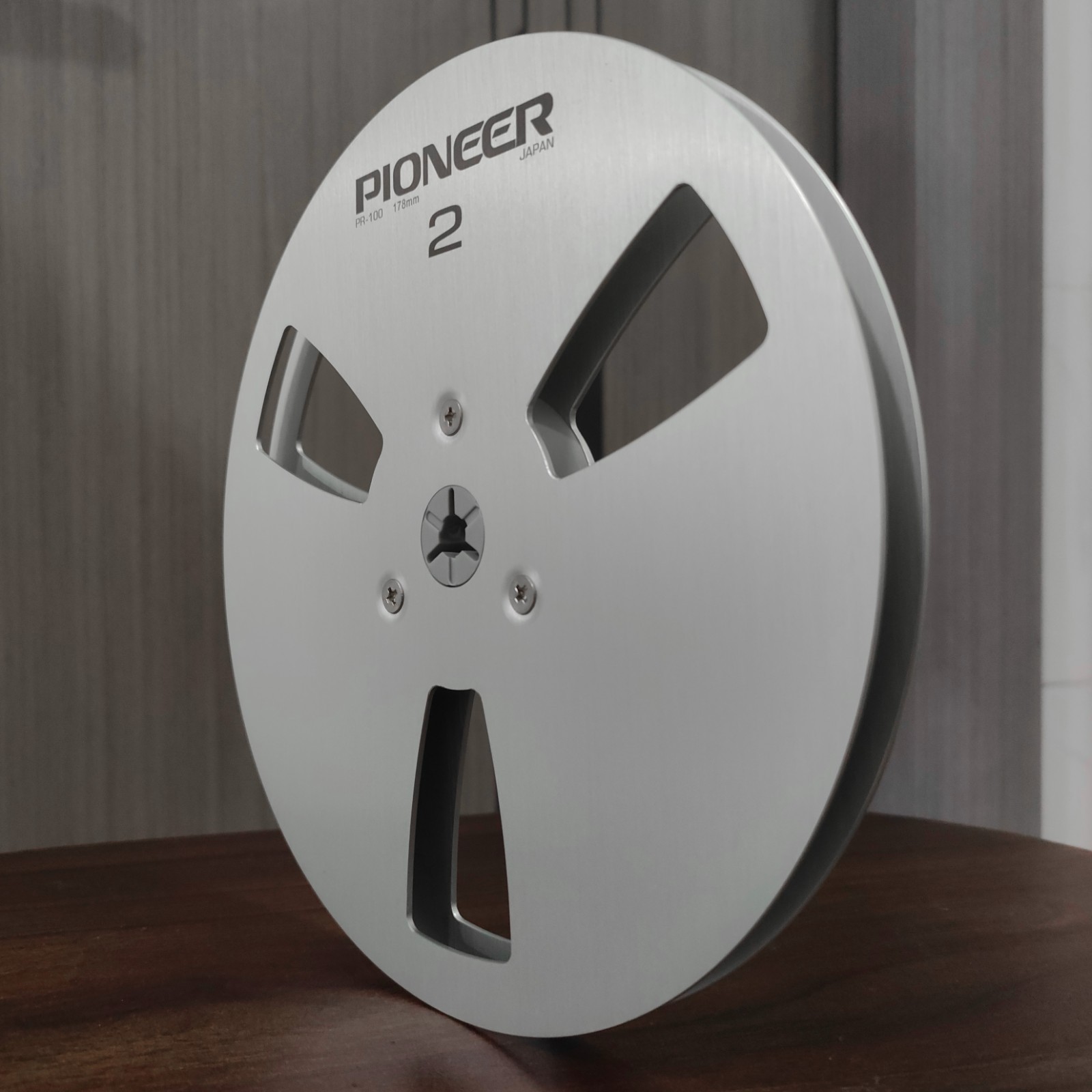 2X 7” Pioneer Black PR-100 Aluminum Reel to Reel RT-707 909 Empty Take Up Reel