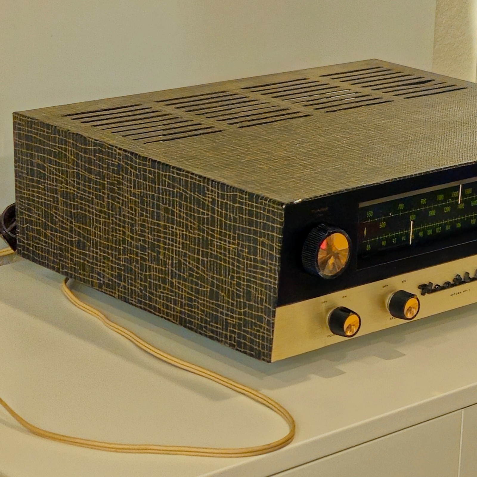 Vintage Heathkit PT-1 Tube AM/FM Tuner Tested Working Multiplex Output Hi-Fi