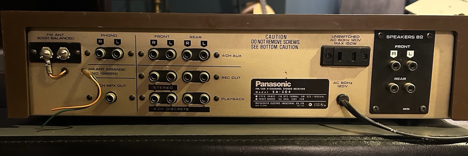 Panasonic Stereo Receiver Vintage 44 Series