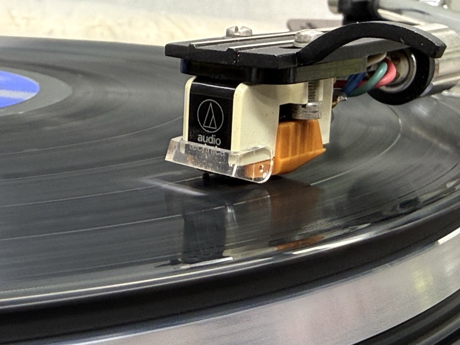 RARE Micro Seiki Direct Drive DD-25 W/ AT Cartridge Dustcover WORKS SOUNDS GREAT