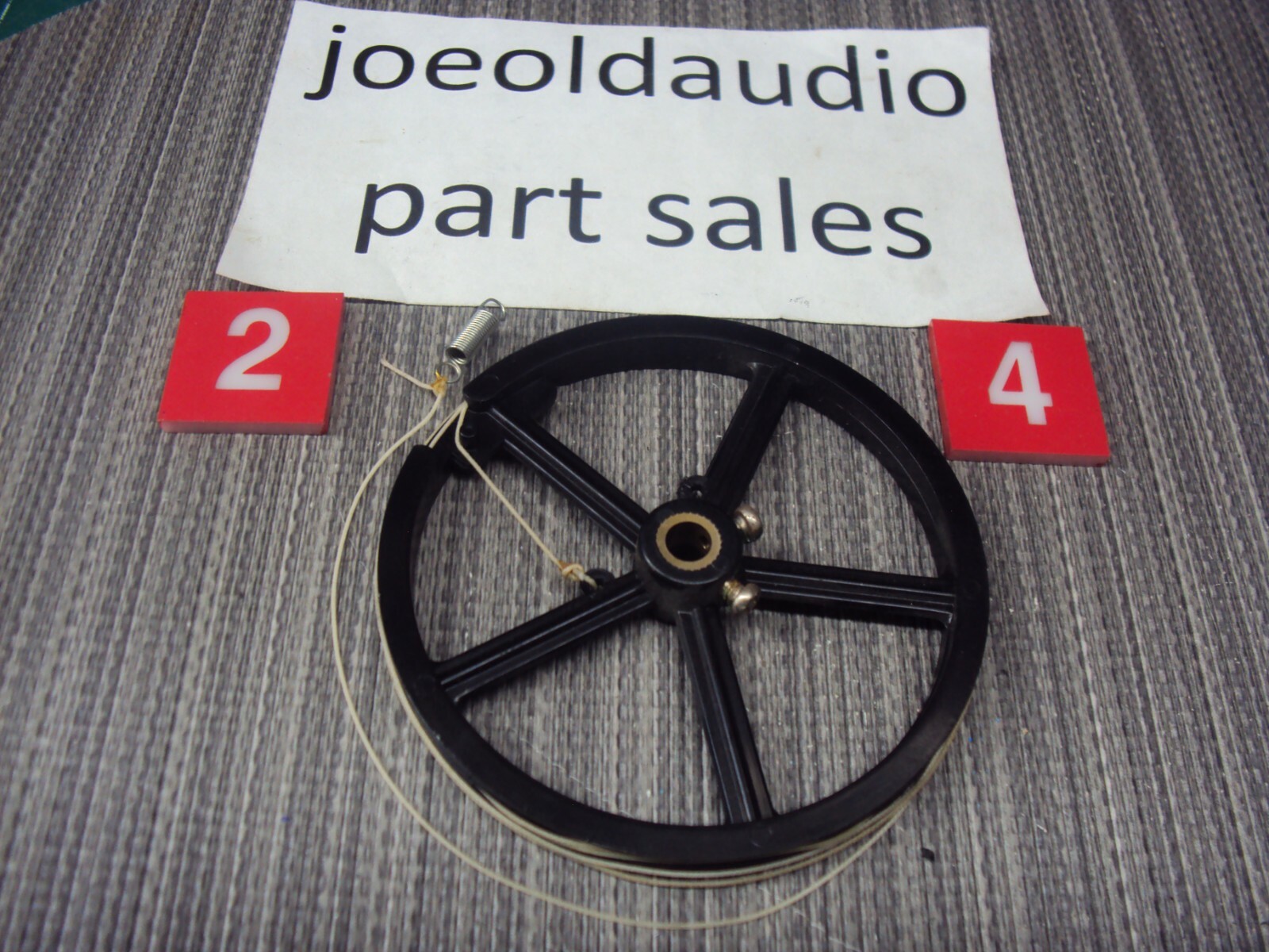 Sherwood S7110 Original AM/FM Pulley & Dial String. Tested Parting Out S7110.