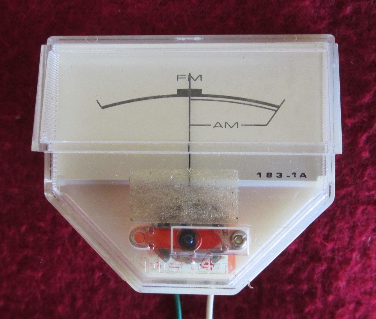 Pioneer SX-450/SX-550 AM/FM Meter-Model 183-1A-Works Fine-Pioneer MIJ Parts-L@@K