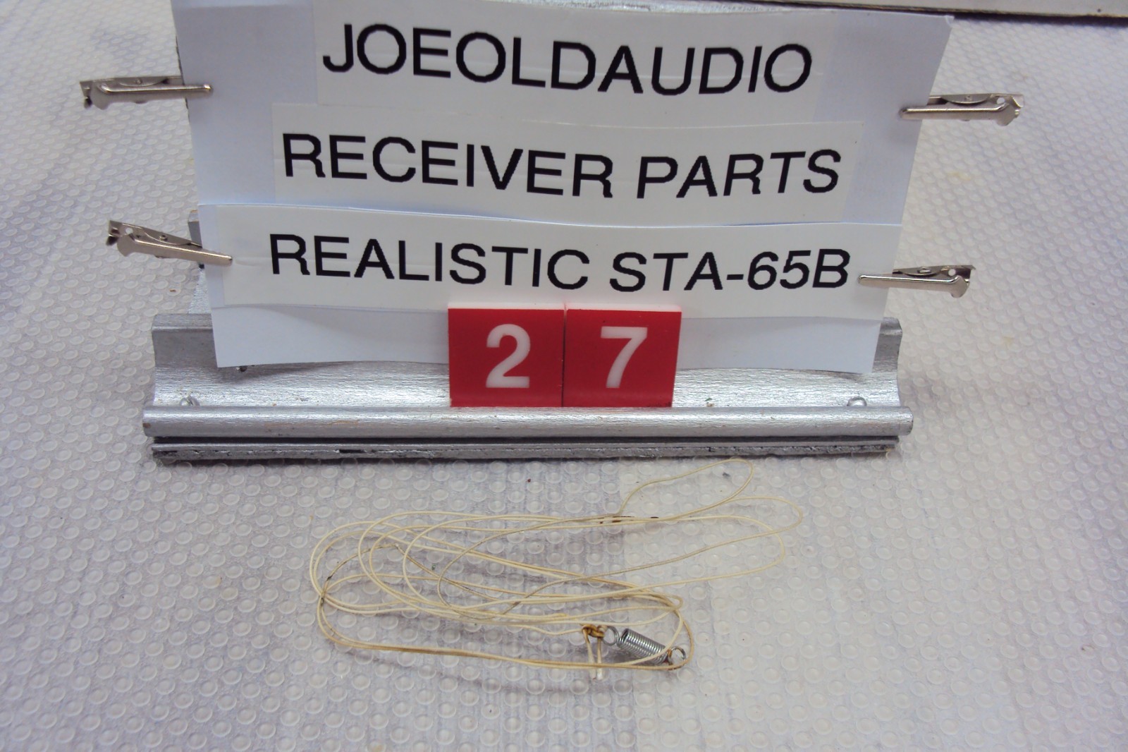 Realistic STA-65B AM/FM Dial String Tested Parting Out STA-65B