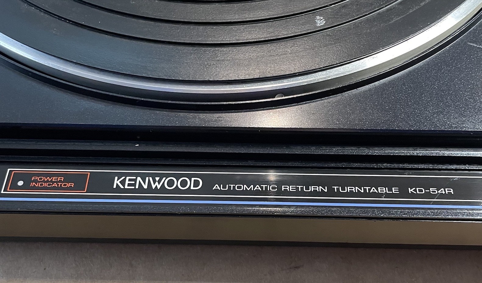 Kenwood KD-54R Vintage Direct Drive Vinyl Audiophile Turntable Tested Working
