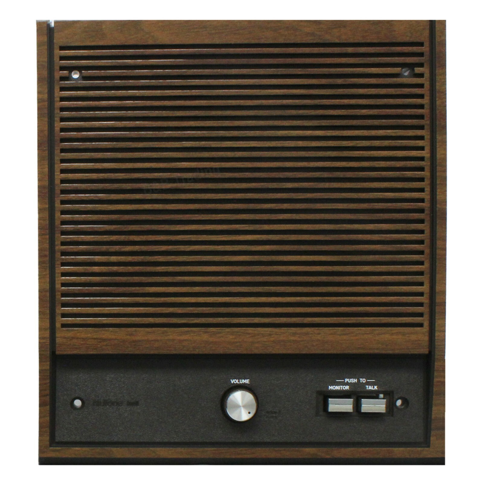 1pc Vintage NuTone IS-208D 8″ Indoor Speaker With Controls Walnut New