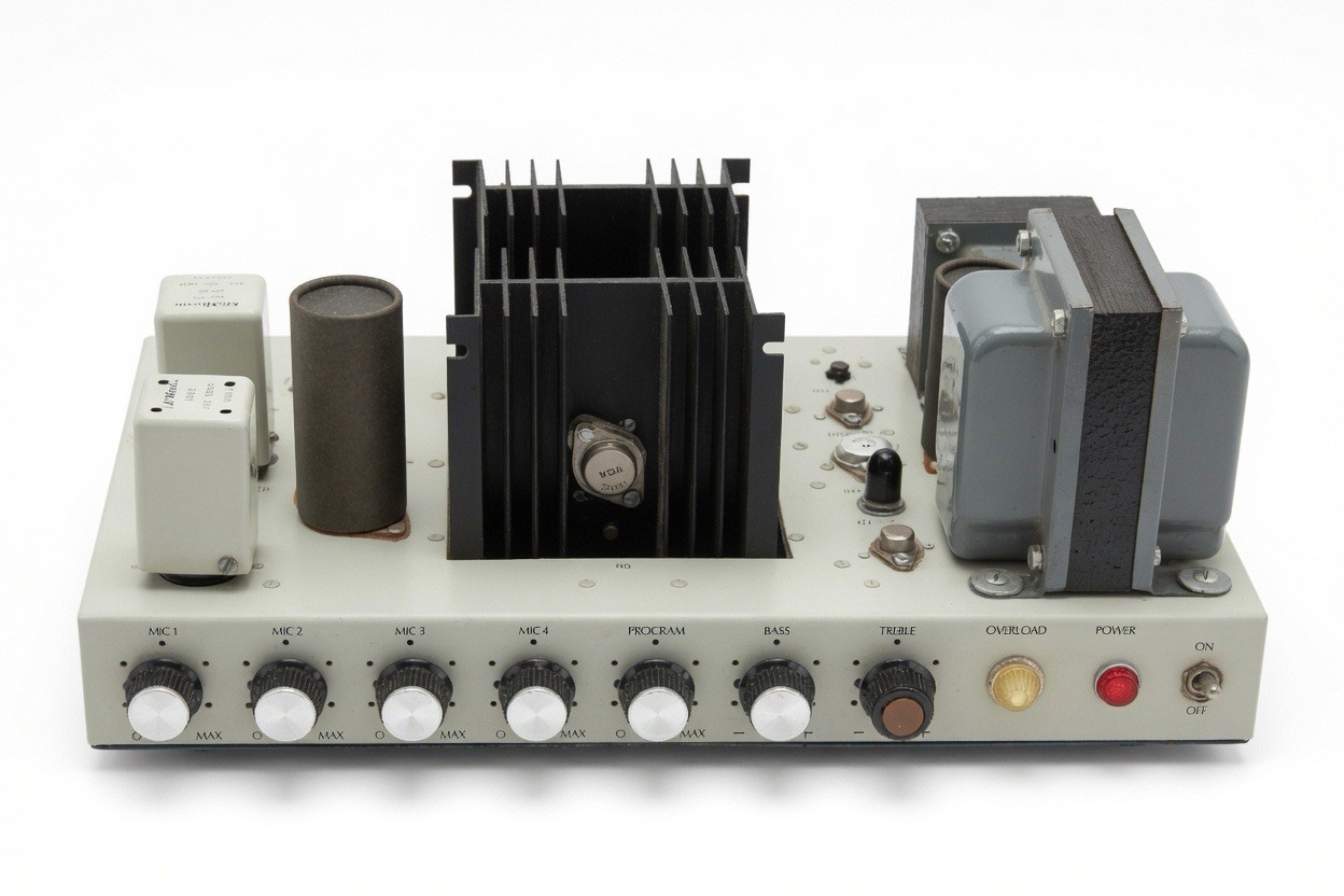 McMartin LT-504 Vtg. PA Power Amplifier USA Made- 4x TR-136A & 2x MP-102