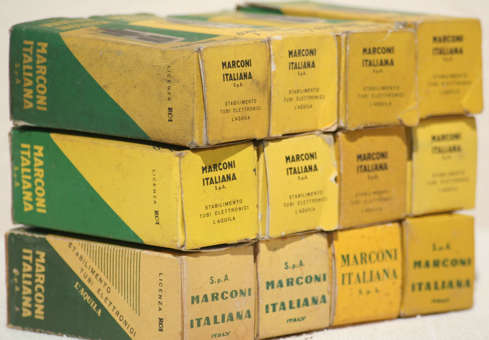 6sn7 tube gt Marconi Italy tubes amplifier preamp b65 vt-231 ecc33 33s30 valve