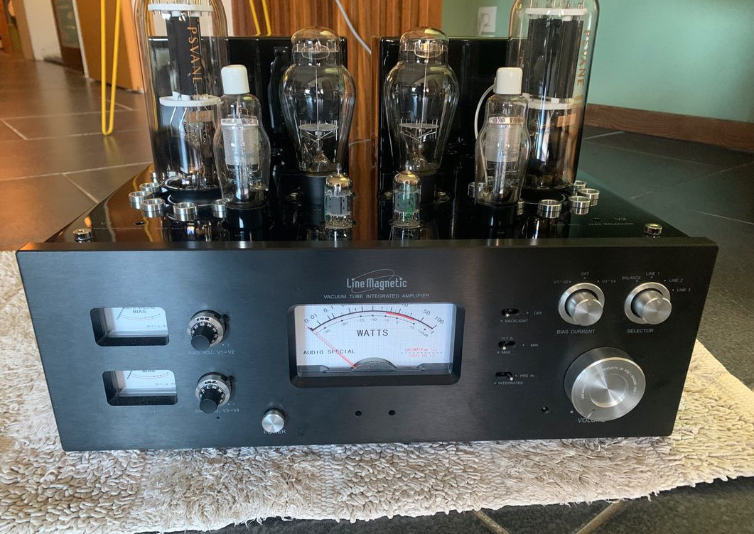 Line Magnetic LM-845 Premium Integrated Amp 845 Tubes 30W Class A Full Retube
