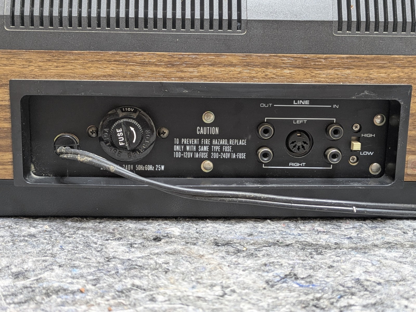 Vintage 70s AKAI GXC-75D Auto Reverse Audio Cassette Tape Player Recorder TESTED