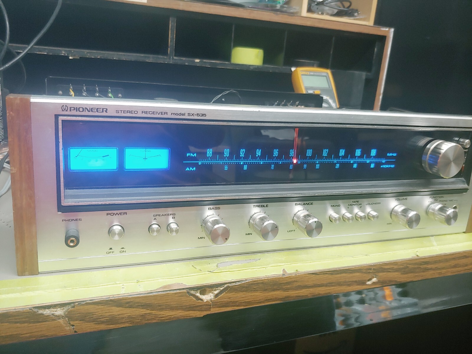 marantz pioneer sansui 10 ice blue fuse leds face