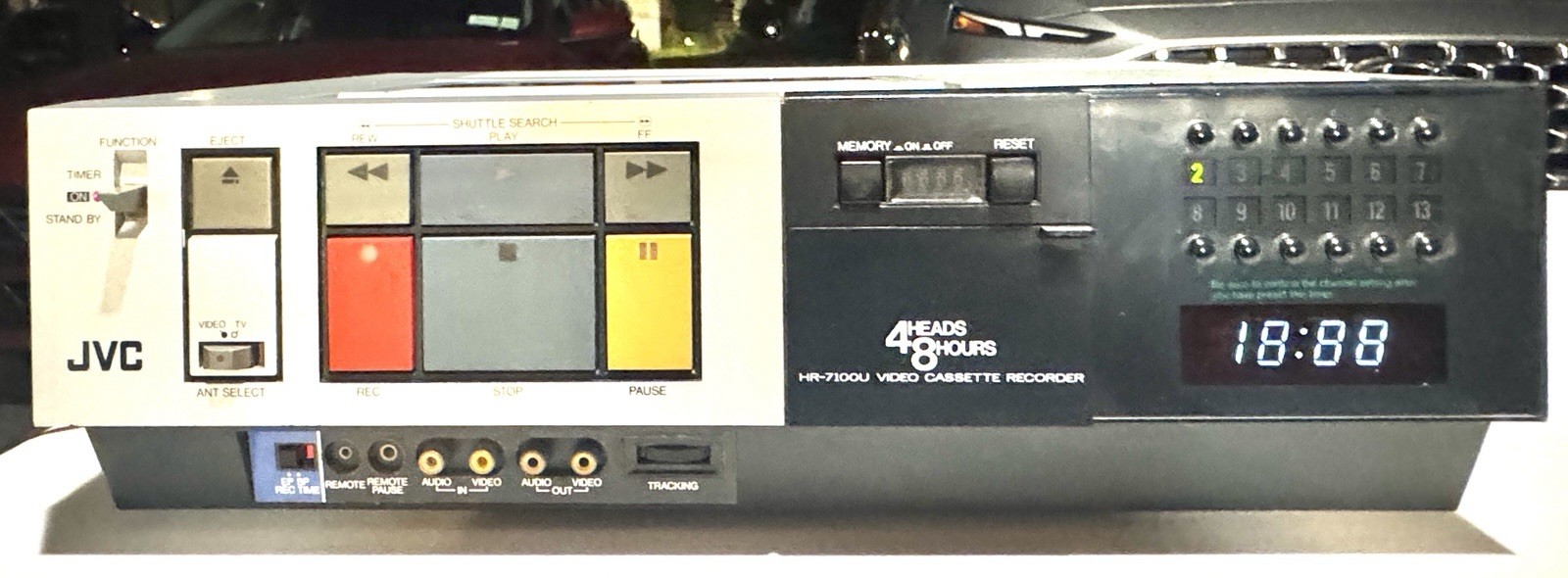 1983 JVC HR-7100U VHS Player VCR Recorder Powers On Untested – The Goldbergs!
