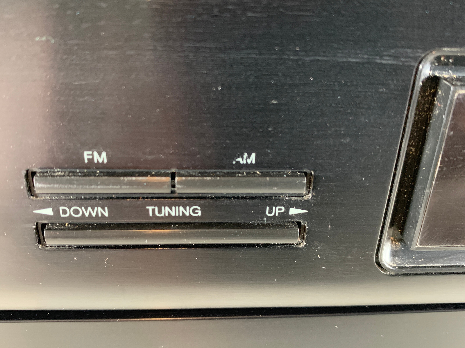 READ Warp Buttons Tested WORKS Onkyo T-401 Quartz Synthesized FM Stereo AM Tuner