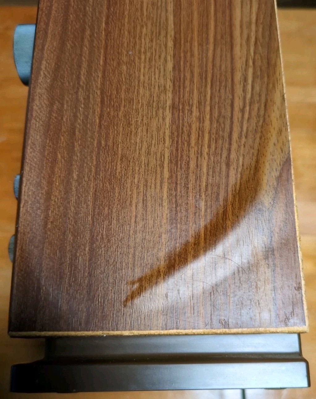 Sony AM/FM Tabletop Radio 2 Bands Woodgrain ICF-9740W Tested *READ