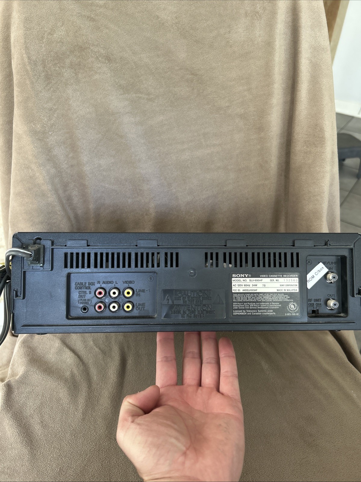 Sony SLV-695HF VCR