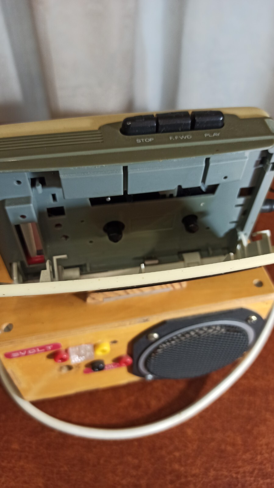 Vintage homemade audio player. Works perfect. from the Czech Republic