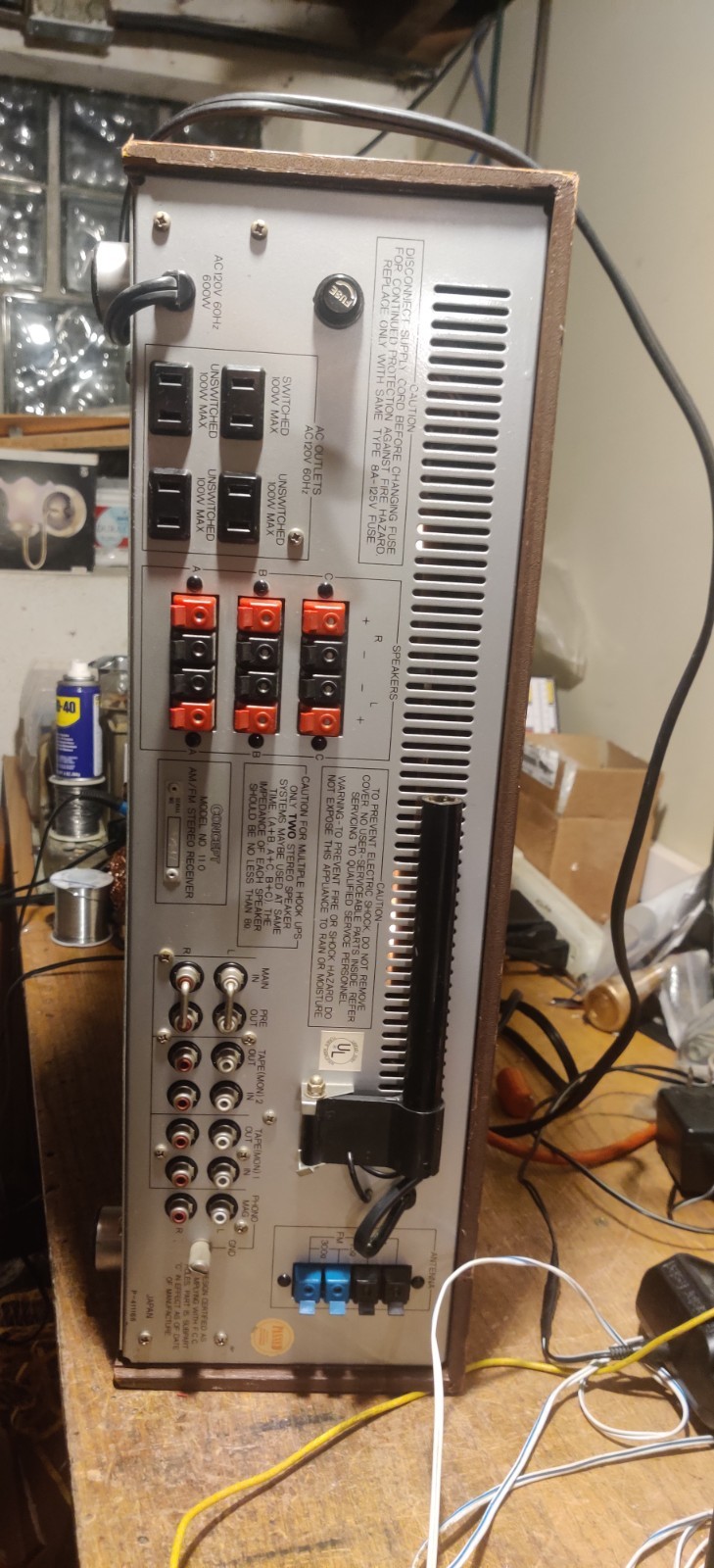 Concept 11.0 AM/FM Stereo Receiver Serviced Cleaned and Tested See Video.
