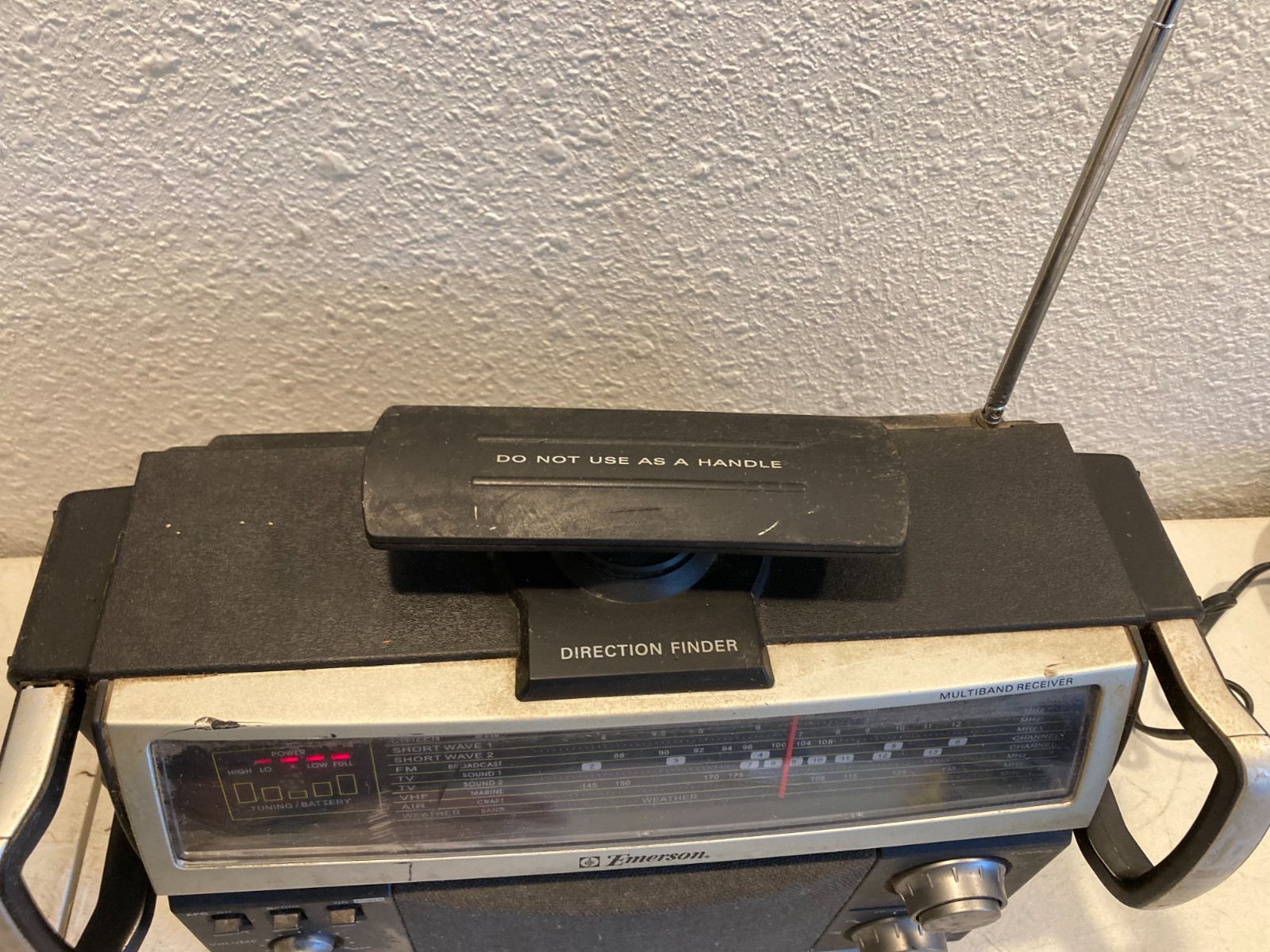 Emerson MBR-1 Multi Band AM/FM/CB/SW1&2/TV/AC/Weather/PA Portable Radio
