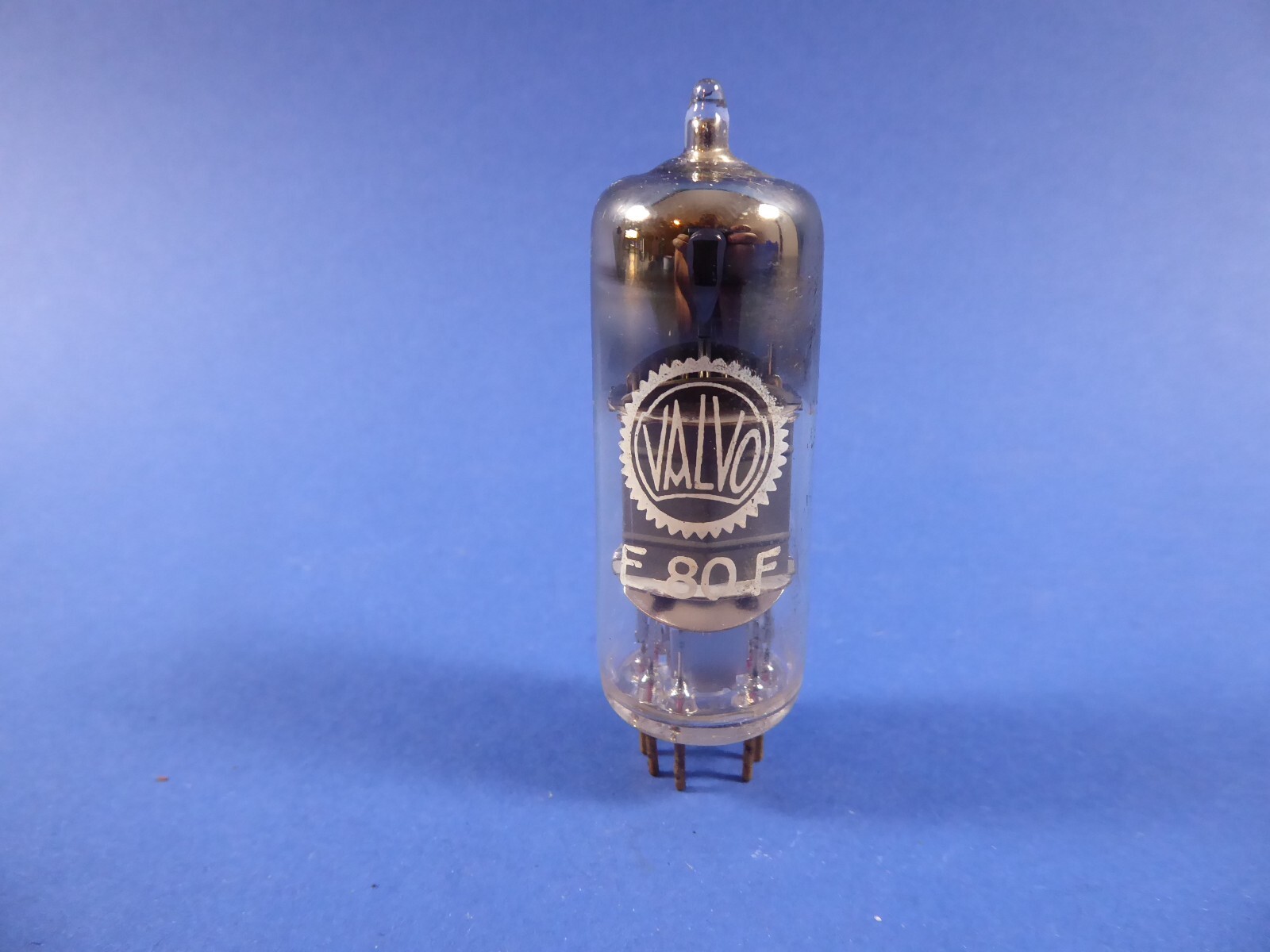 TUBE ” VALVO E80F ” TESTED. GOLD PINS.