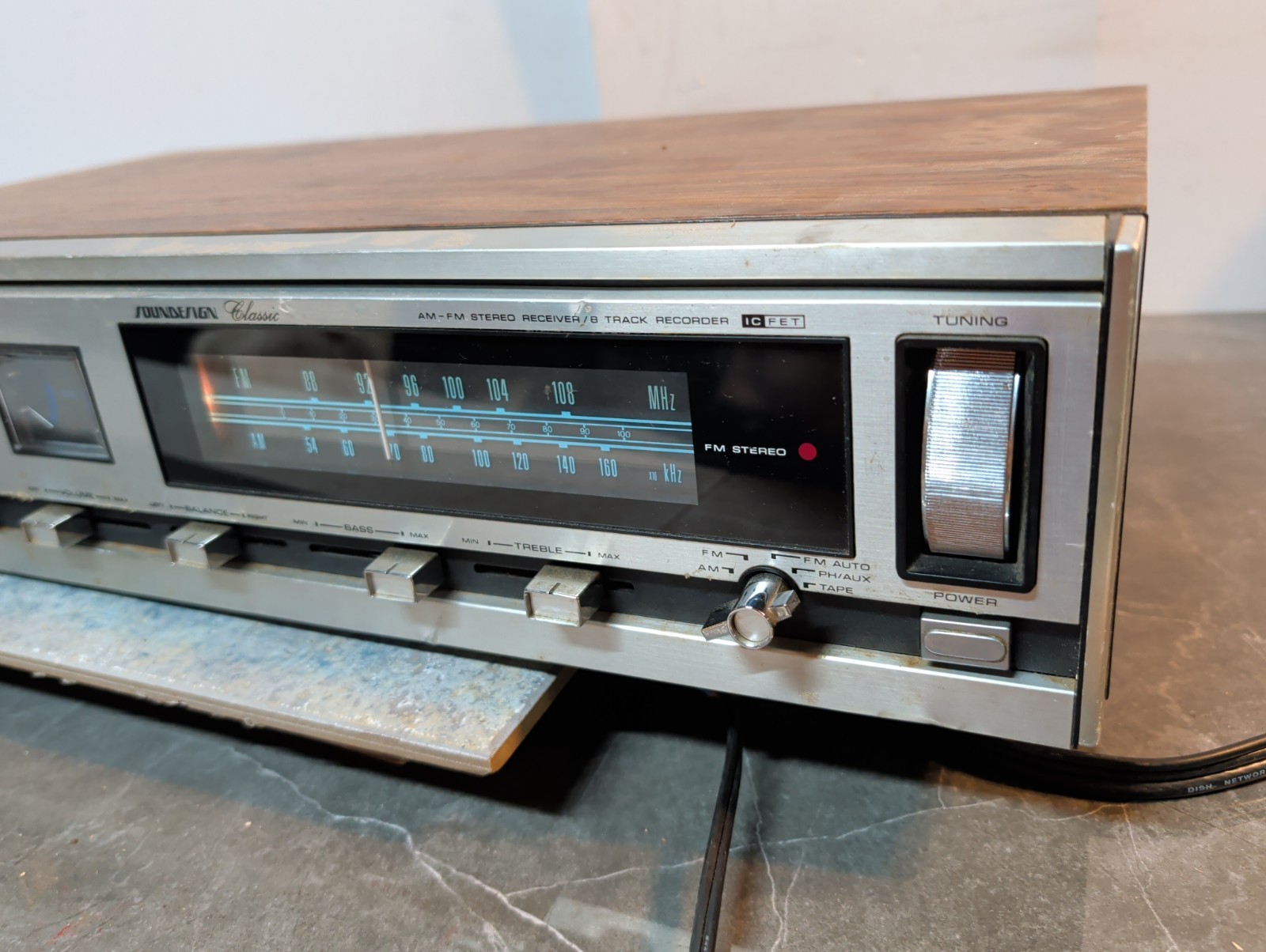 Vintage SOUNDESIGN 5425 Stereo Cassette Player 8 Track Recorder Classic WORKING