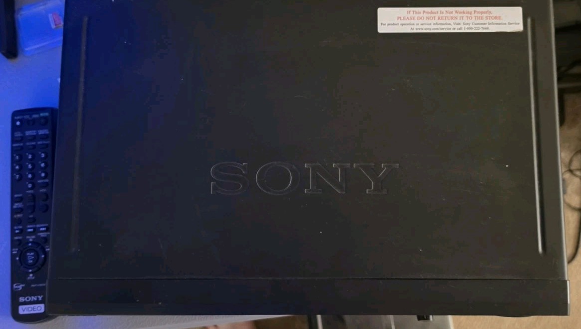 Sony SLV-N71 Hi-Fi Stereo 4-Head VHS VCR Video Recorder Player w/Remote. Tested!