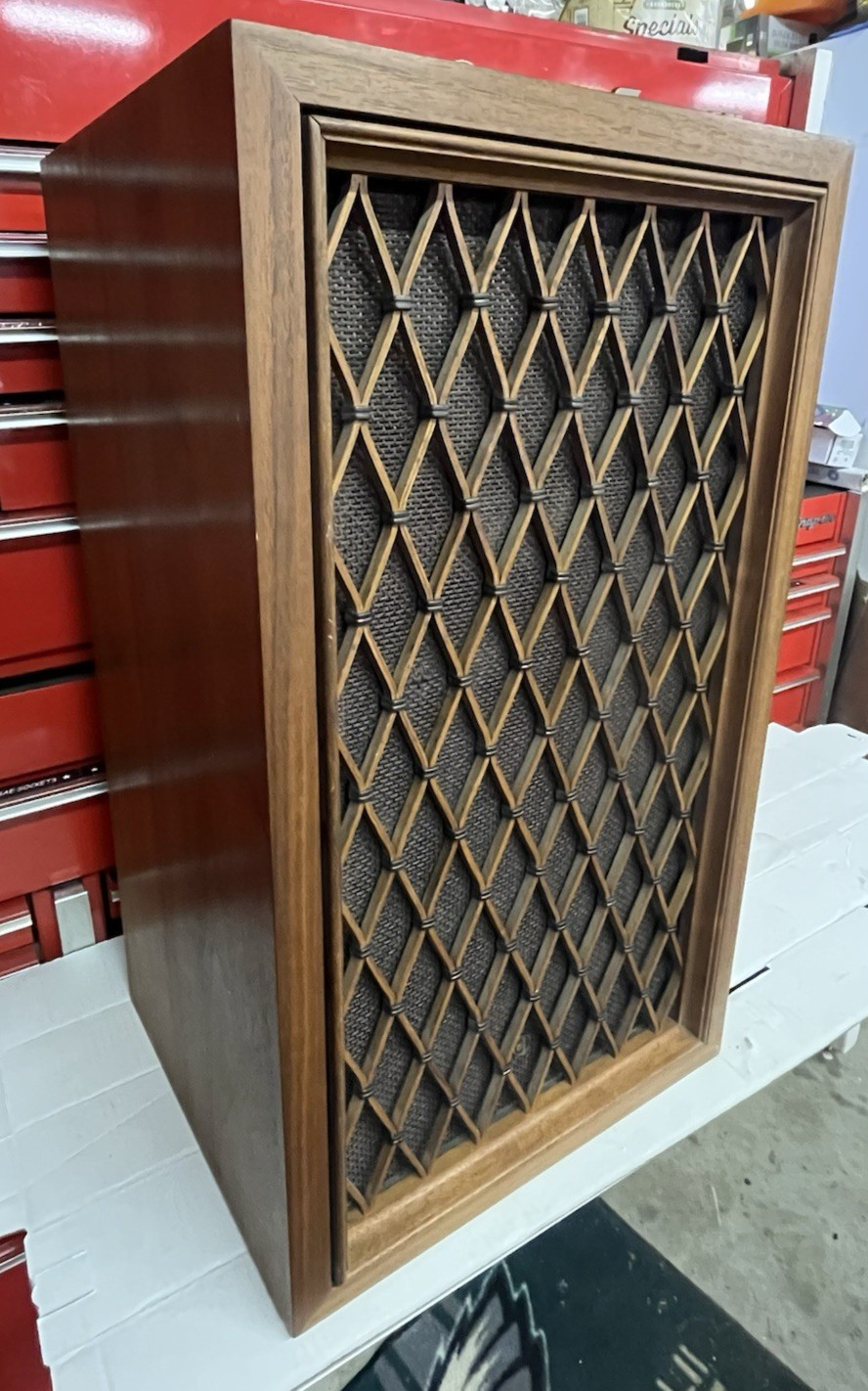 Used Vintage Pioneer CS-77 Speaker Wood Finish, Very nice, Tested 25″x15″x12″