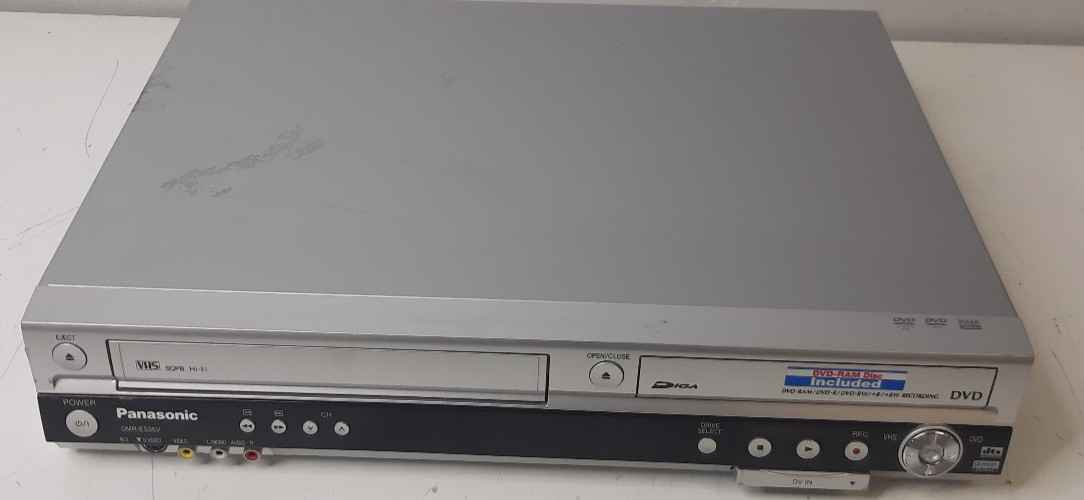 Panasonic DMR-ES35V VHS/DVD Combo Player/Recorder Tested NO REMOTE/POWER CORD