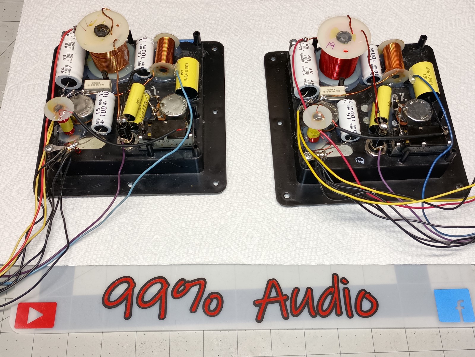 Cerwin Vega D-7 Crossover Restoration Service For One Pair READ Listing!
