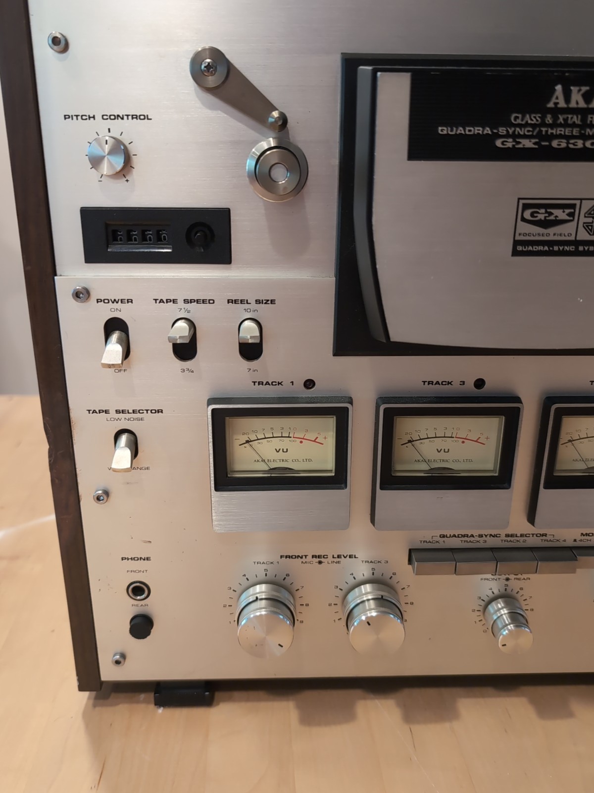 Akai GX-630D SS Stereo/Quadraphonic Pro Reel to Reel Tested Works!