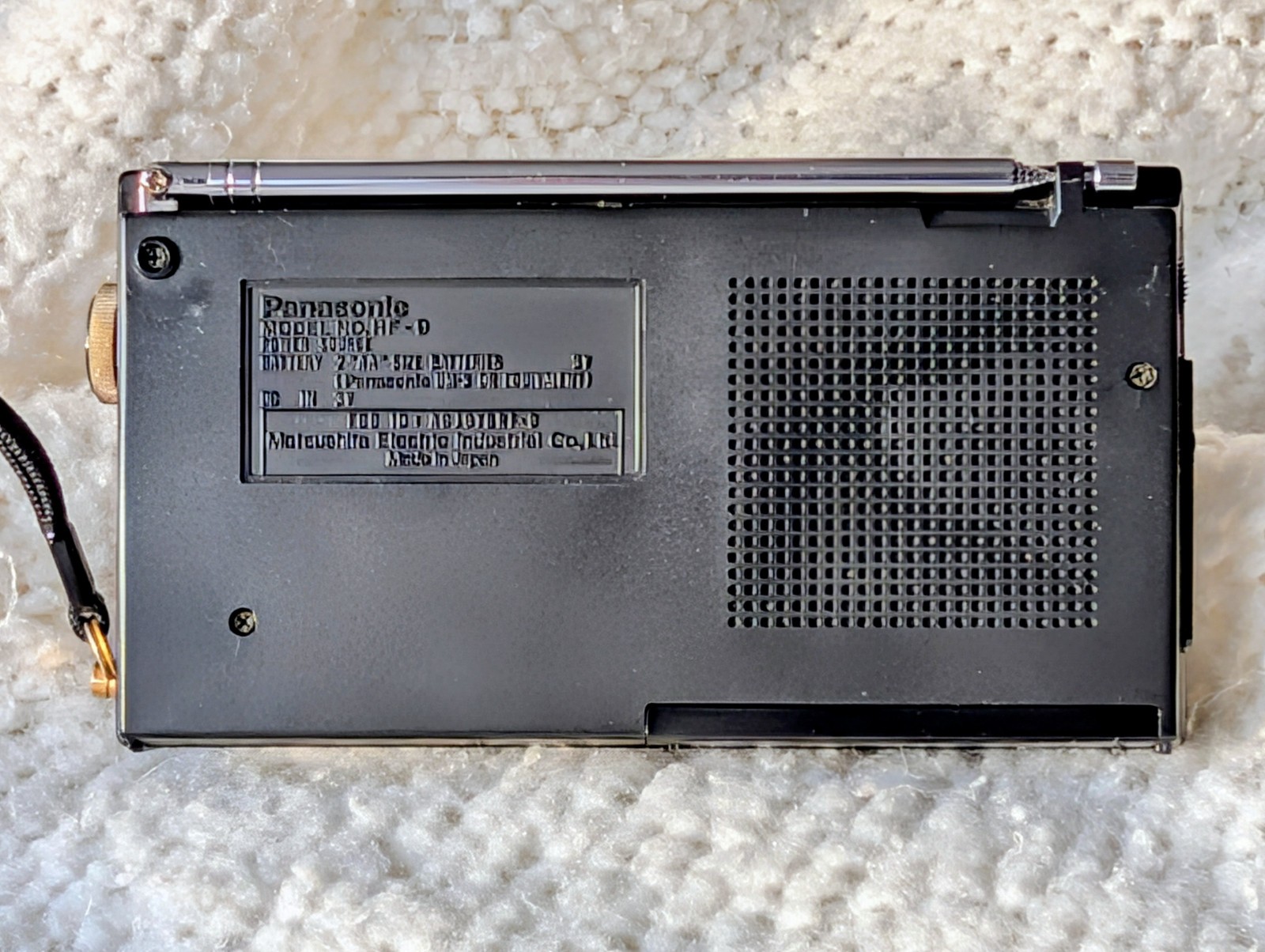Panasonic Matsushita RF-9 FM MW SW1-7 9 Band Receiver Compact Radio + Case