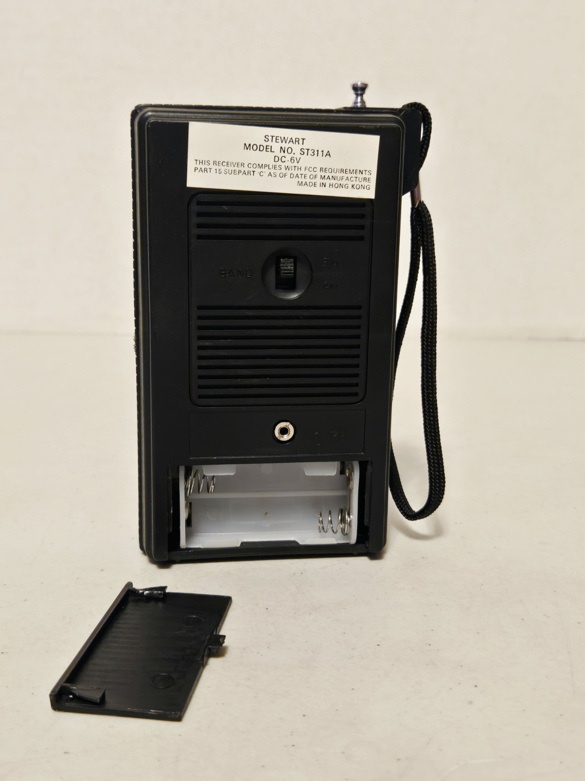 Stewart Transistor Radio Portable AM FM Vtg Solid State Handheld ST311A – WORKS