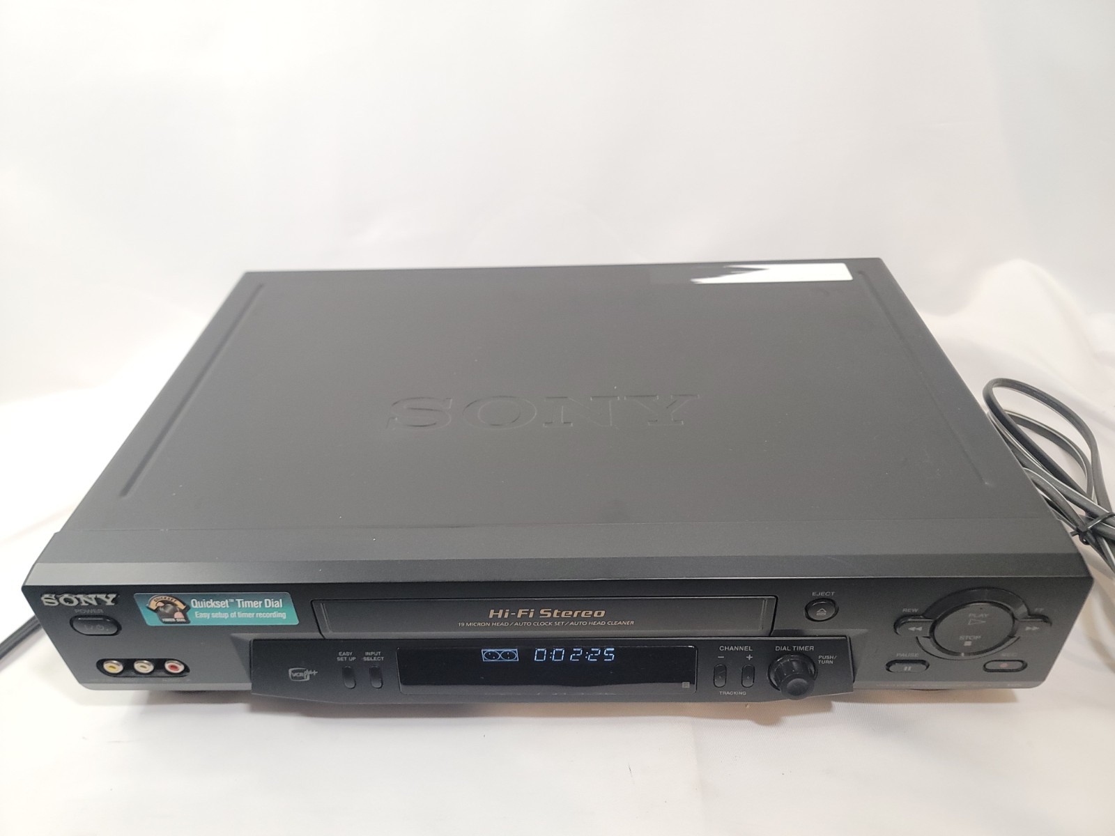 Sony SLV-N71 VCR VHS 4 Head Hi-Fi Stereo No Remote Included Tested