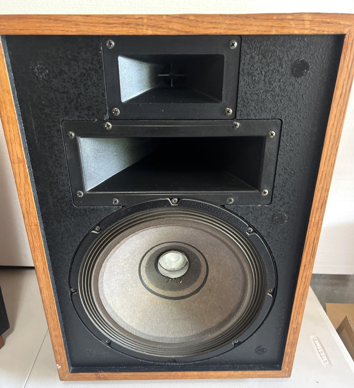 Vintage Pair of Klipsch Heresy II Loud Speaker System 4 ohm 94db RARE Tested!