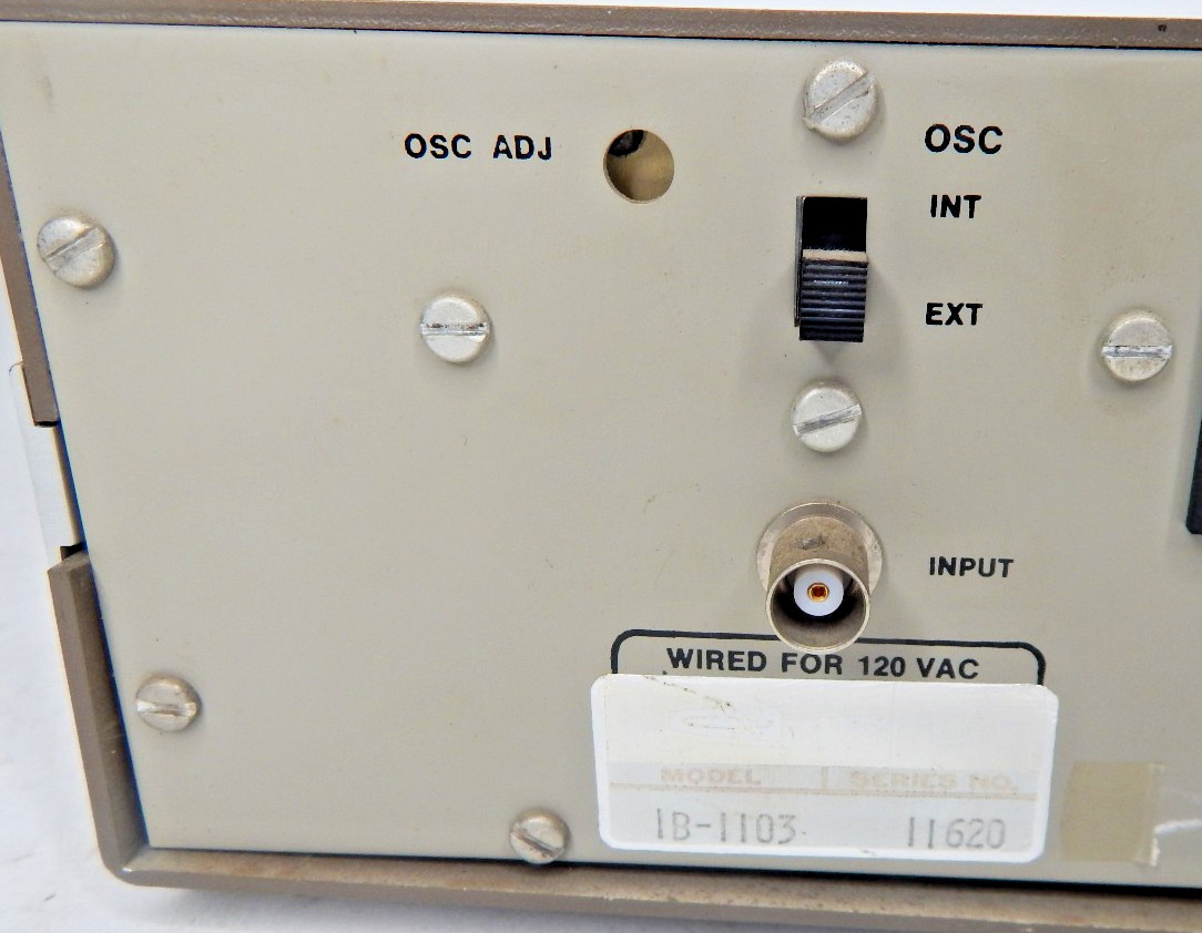 Vintage Heathkit Model IB-1103 Nixie Tube Frequency Counter Test Unit POWERS ON