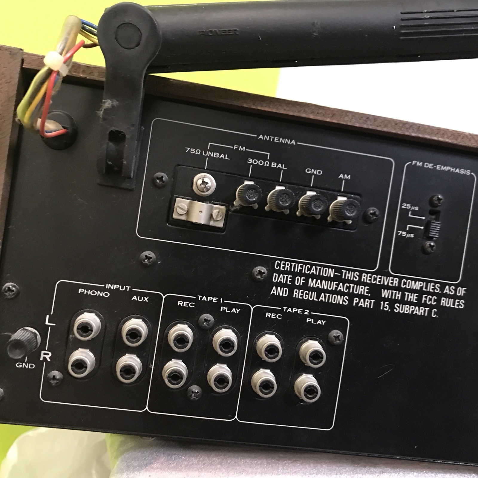 Vintage Pioneer SX-780 AM/FM Hi-Fi Stereo Receiver Vtg Turns On – See Photos