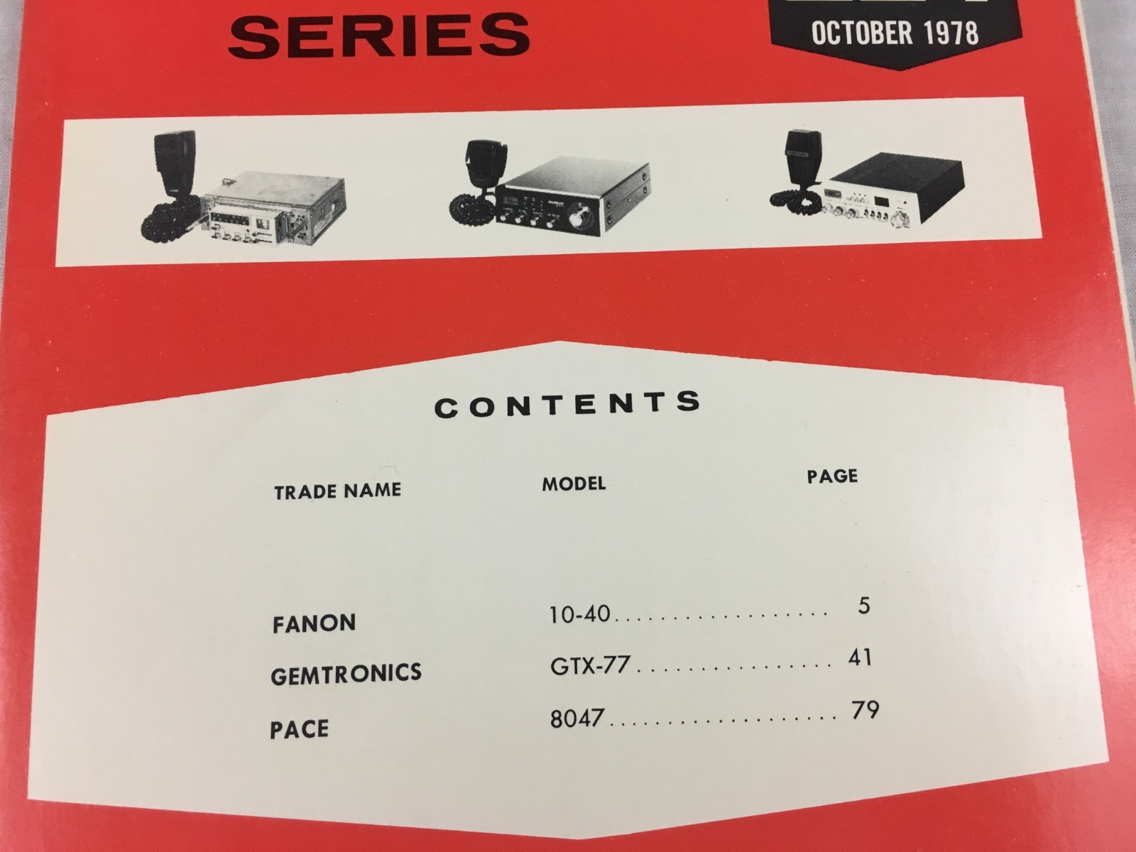 Sams Photofact CB Radio Series Volume CB-224 October 1978 Service Manual