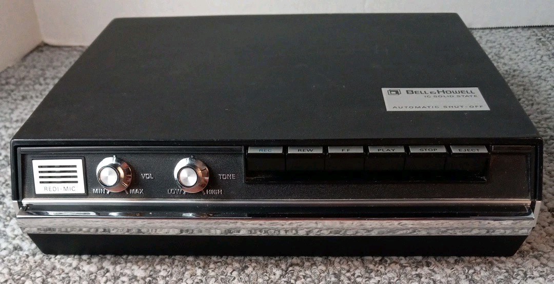 Vintage Bell & Howell Model 3095 IC Solid State Cassette Player Recorder – Works