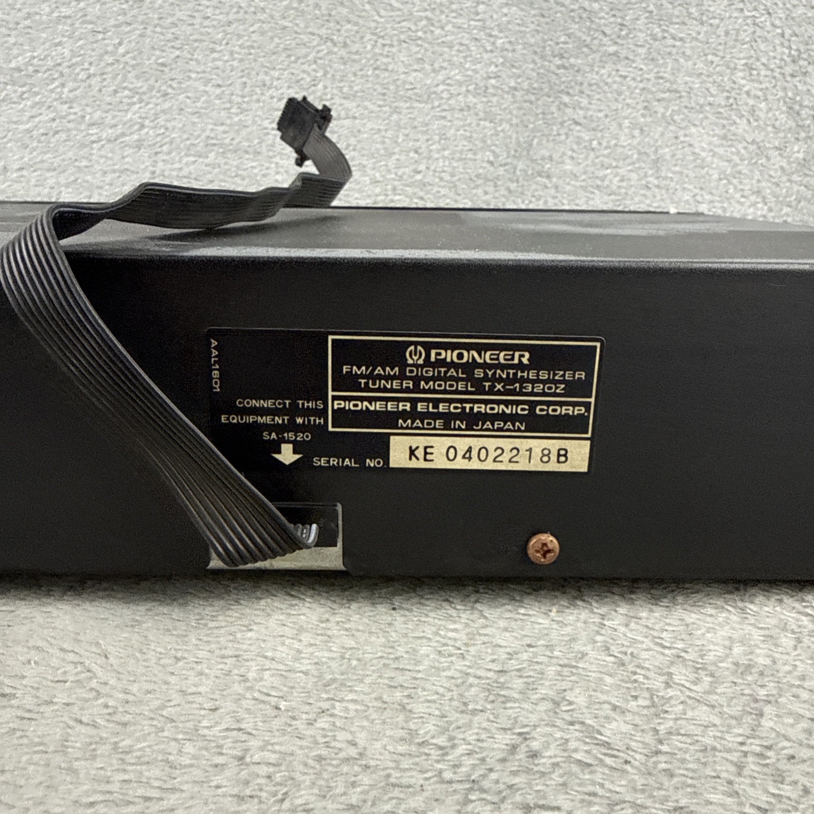 Pioneer TX-132OZ FM/AM Digital Synthesizer Tuner