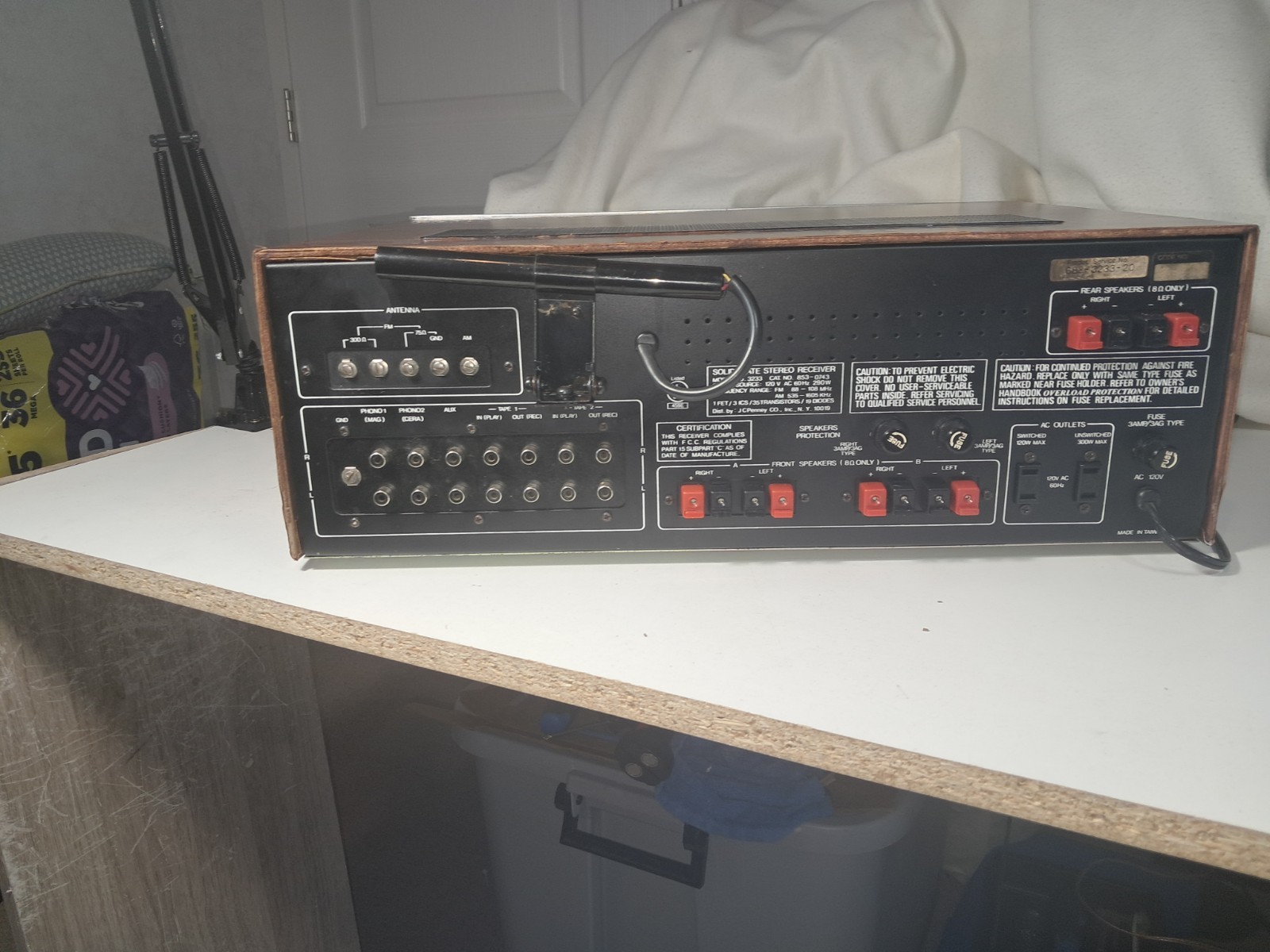 MCS Modular Component Systems Receiver Serviced and recapped cleaned lubricated