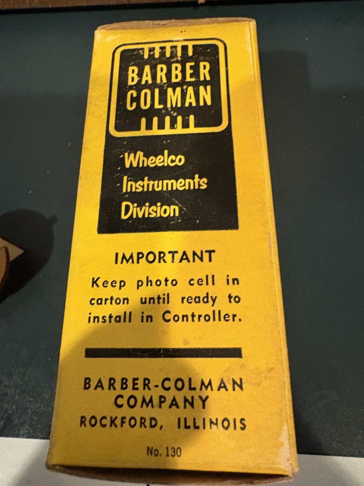 Barber Colman 31-011C Controller Tube 5608A Wheelco NOS NIB TV7 Tested £