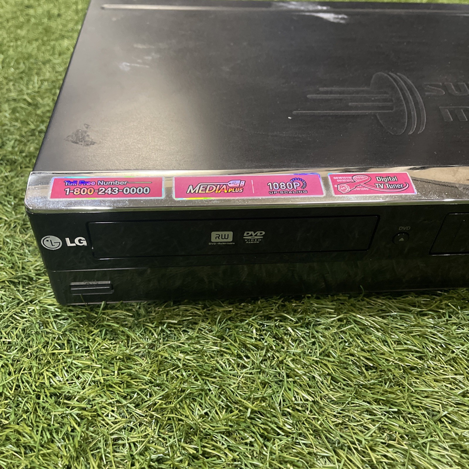 LG RC897T DVD Recorder VHS VCR Combo Player/Recorder 4-Head Hi-Fi Stereo Black