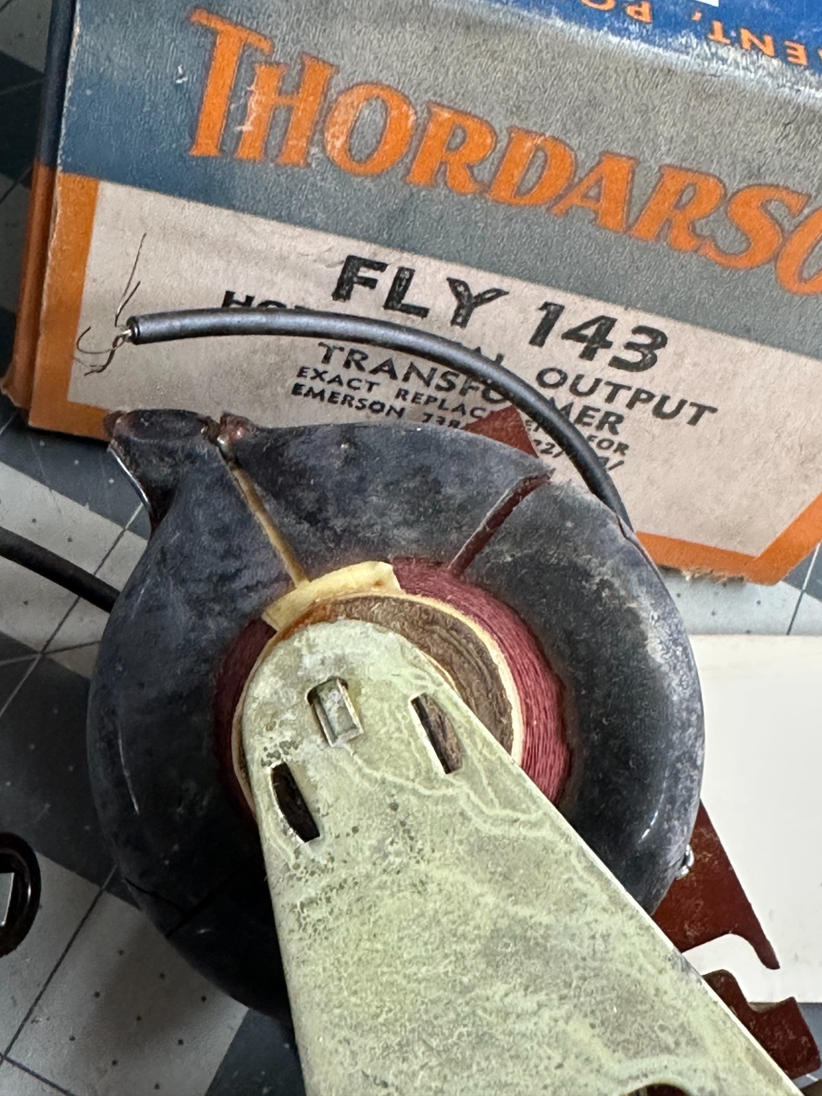 2-pack VINTAGE Halldorson Fly-143 Power Horizontal Output Transformer 90-degree