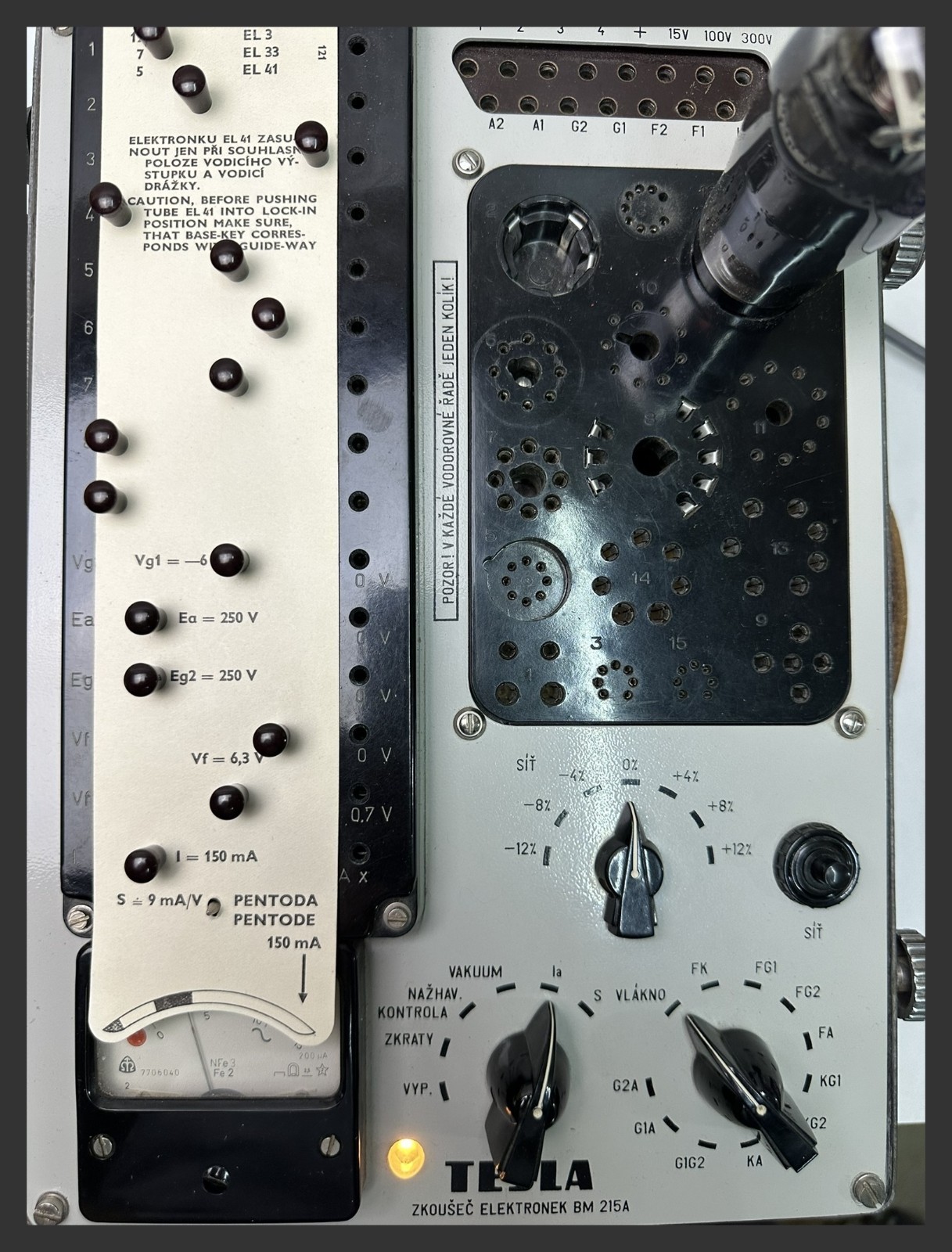 NOS Tungsram EL3 EL3D Test Very Good Hungary Pentode Radio Vacuum Electron Tube