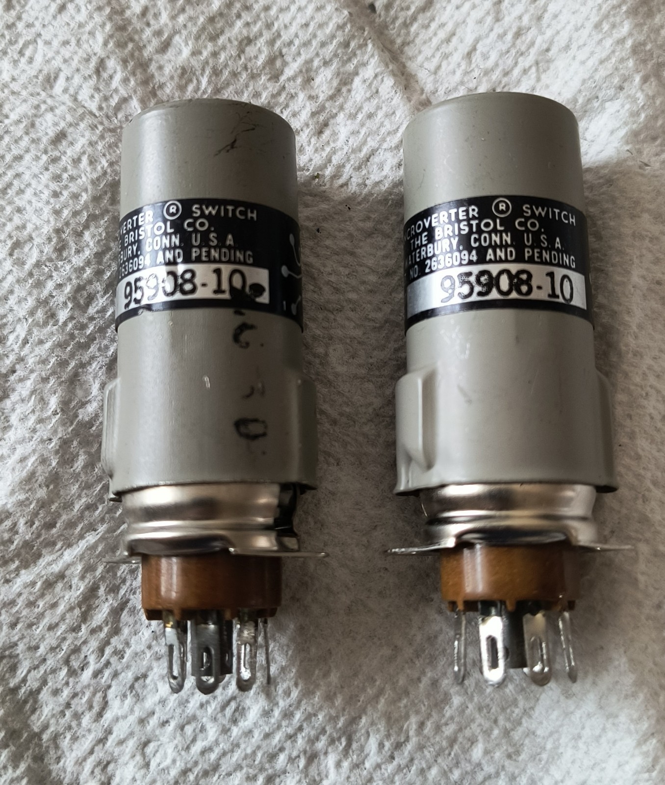 (2) Bristol Co. Syncroverter Switch 95908-10 code no 2H