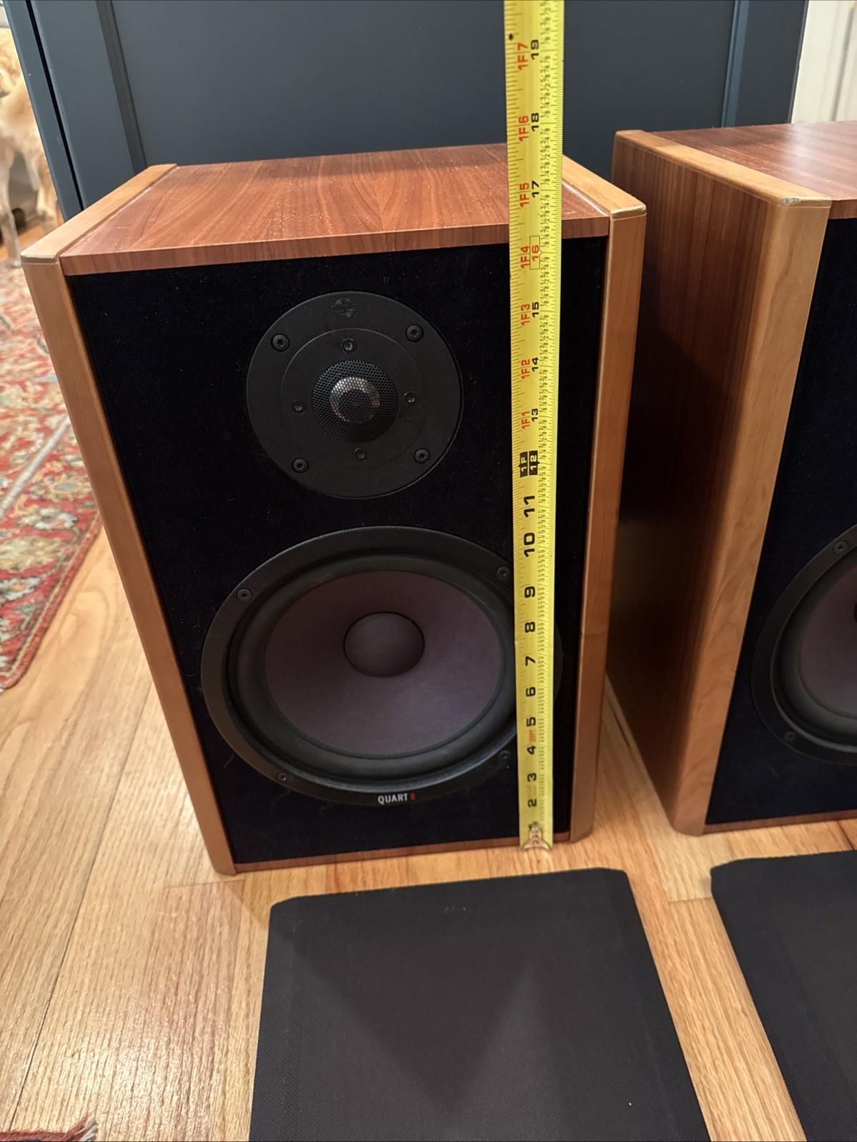 MB Quart 290 Stereo Speakers Vintage German Made Speakers Wood