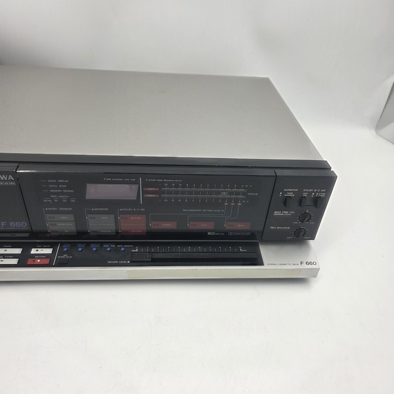 AIWA AD-F660 3head cassette deck DOLBY B,C Excellent Condition **READ**