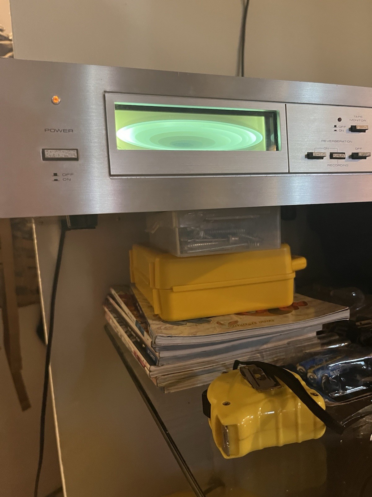 Pioneer SR-303 Reverberation Amplifier Audio Unit, Silver, Model SR-303