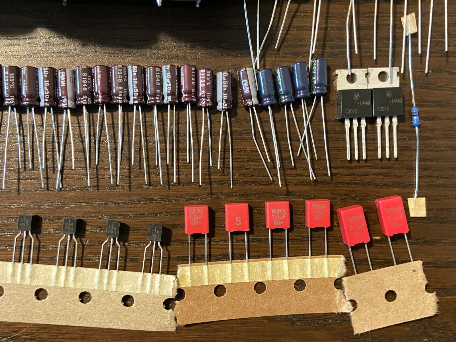 Kenwood KR-5150 Complete Rebuild Kit High-Quality Recap Caps Transistors