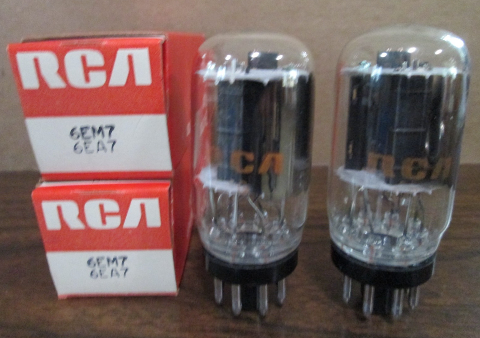 2 NEW RCA 6EM7 6EA7 Vacuum Tubes IOB