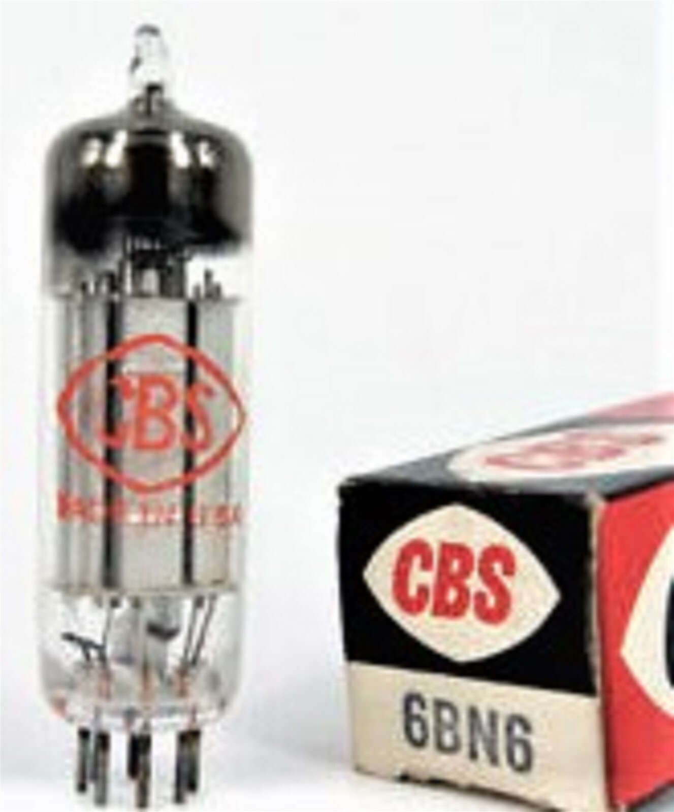 6BN6 TUBE CBS TESTED & BOXED VINTAGE SURPLUS